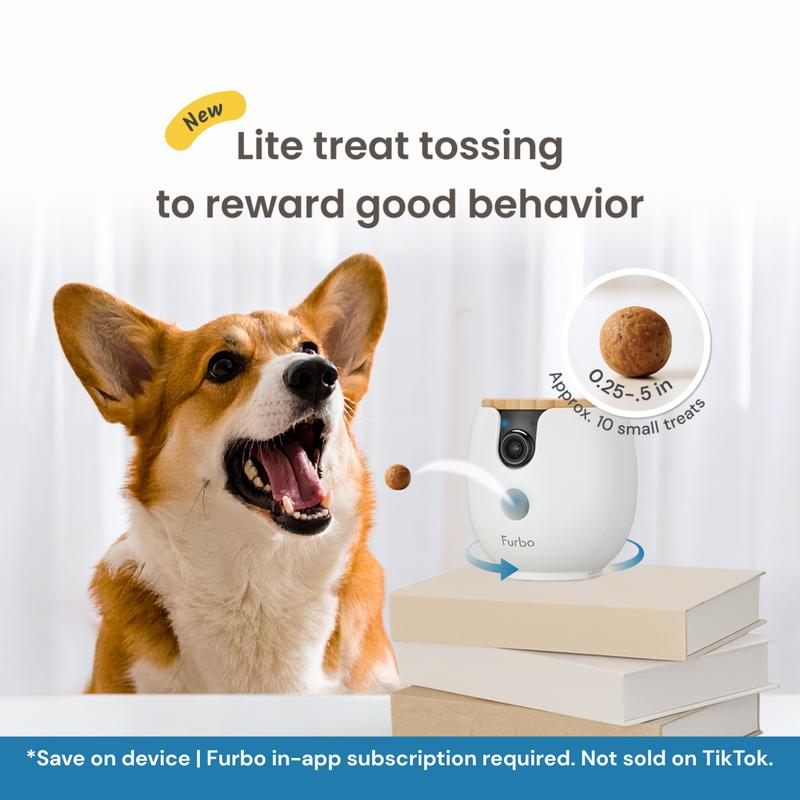 Furbo Mini 360° [Nanny Edition]Smart Pet Camera with AI Alerts